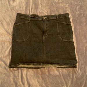 Plus size Jean skirt